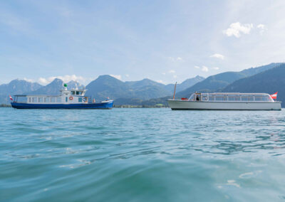 Schifffahrt am Wolfgangsee Familie Ratz